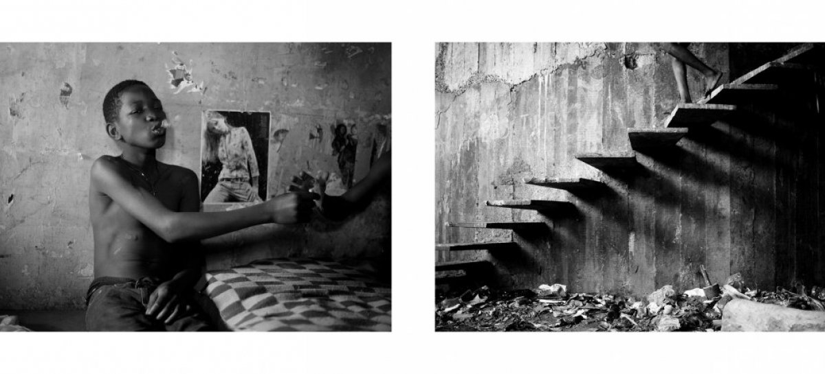 Mário Macilau: »Enjoyment« & »Stairs of shadows«, from the series »Growing in Darkness«, 2012-2015
